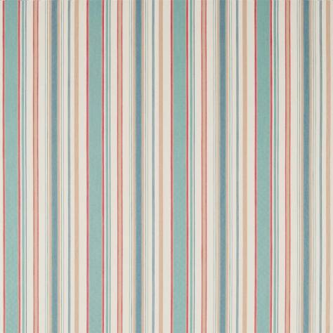 Sanderson Melford Weaves Fabrics Dobby Stripe Fabric - Brick - DMWC237223 - Image 1