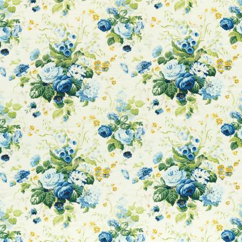 Sanderson One Sixty Fabrics Stapleton Park Fabric - French Blue - DOSF226867 - Image 1