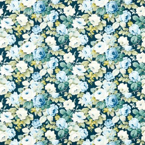 Sanderson One Sixty Fabrics Chelsea Fabric - Forest/Indigo - DOSF226879 - Image 1