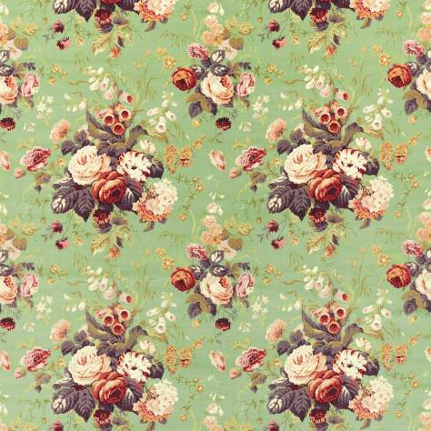 Sanderson One Sixty Fabrics Stapleton Park Fabric - Squirrel/Olive - DOSF226885 - Image 1