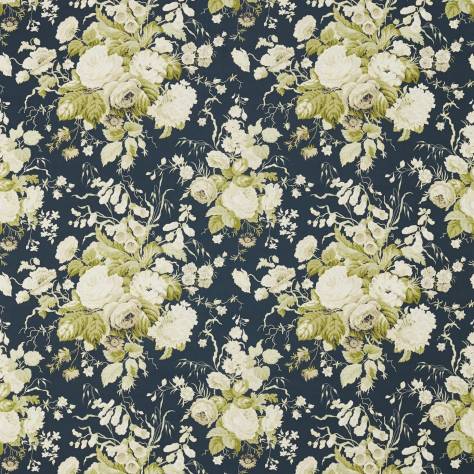Sanderson One Sixty Fabrics Stapleton Park Fabric - Navy/Olive - DOSF226889 - Image 1