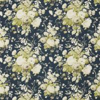Stapleton Park Fabric - Navy/Olive