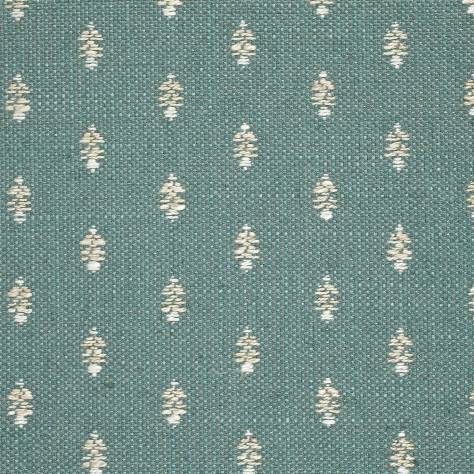 Sanderson Richmond Hill Weaves Fabrics Lydham Fabric - Aqua - DCLO232048