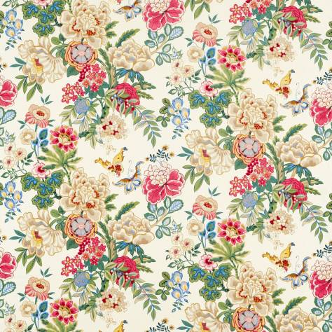 Sanderson Water Garden Fabrics Emperor Peony Fabric - Lotus Pink - DWAT226962 - Image 1