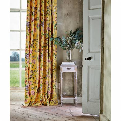 Sanderson Water Garden Fabrics Chinoiserie Hall Fabric - Papavera - DWAT237273 - Image 2