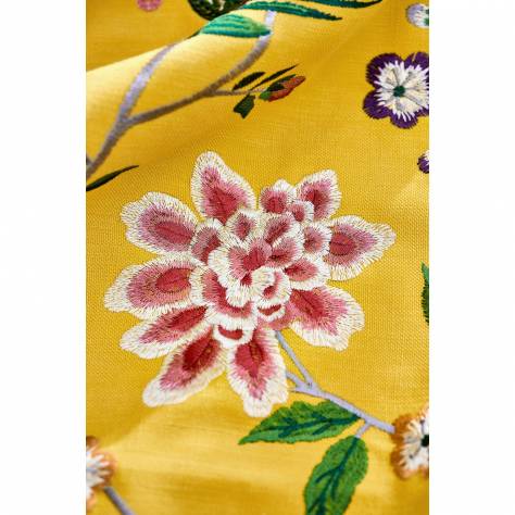Sanderson Water Garden Fabrics Chinoiserie Hall Fabric - Papavera - DWAT237273 - Image 4