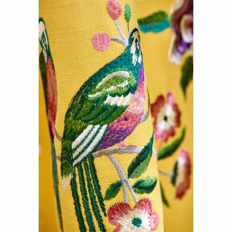 Sanderson Water Garden Fabrics Chinoiserie Hall Fabric - Cinnabar Red - DWAT237274 - Image 3