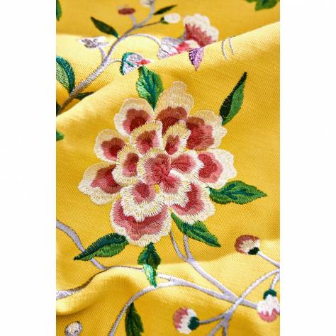Sanderson Water Garden Fabrics Chinoiserie Hall Fabric - Cinnabar Red - DWAT237274