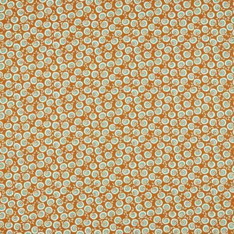 Sanderson Pinetum Prints Fabrics Fern Frond Fabric - Rowan Berry - DARB227079