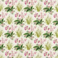 Enys Garden Fabric - Rose/Leaf