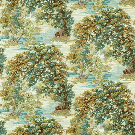 Sanderson Arboretum Fabrics Ancient Canopy Fabric - Moss - DARF227071