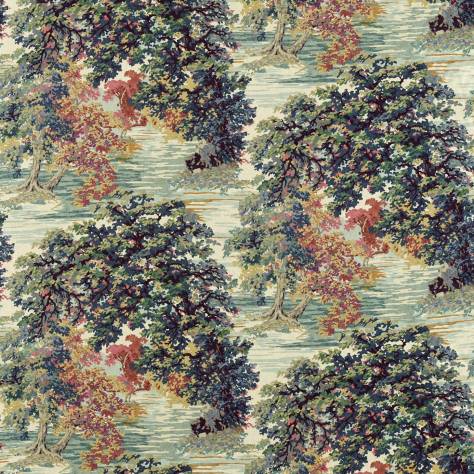 Sanderson Arboretum Fabrics Ancient Canopy Fabric - Forest Green - DARF227072