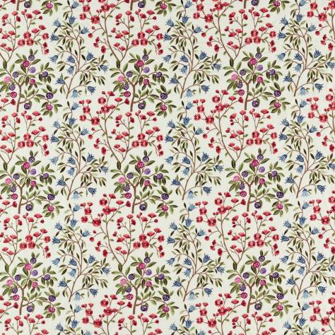 Sanderson Arboretum Fabrics Foraging Embroidery Fabric - Meadow Violet - DARF237315