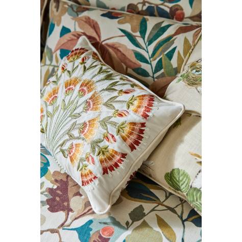 Sanderson Arboretum Fabrics Wild Tulip Fabric - Amber/Cream - DARF237317 - Image 2