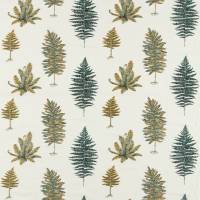 Fernery Embroidery Fabric - Forest Green