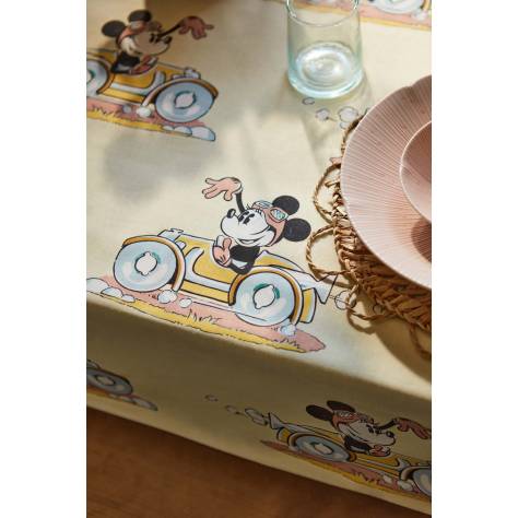 Sanderson Disney Home x Sanderson Fabrics Mickey Stripe Fabric - Peanut - DDIF227152