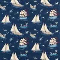 Donald Nautical Fabric - Night Fishing