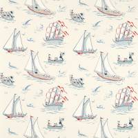 Donald Nautical Fabric - Sea Salt