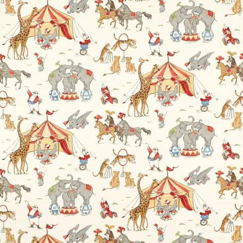 Sanderson Disney Home x Sanderson Fabrics Dumbo Fabric - Peanut Butter &amp; Jelly - DDIF227163 - Image 1