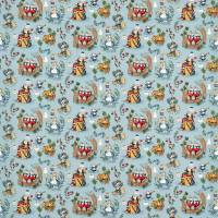 Aline in Wonderland Fabric - Puddle Blue