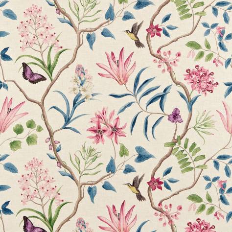 Sanderson Voyage of Discovery Fabrics Clementine Fabric - Indienne - DVOY223297 - Image 1