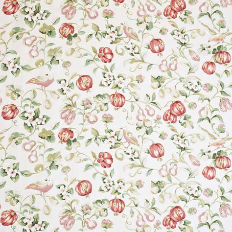 Sanderson A Painter's Garden Fabrics Pear and Pomegranate Fabric - Mauve/Fennel - DAPGPE203 - Image 1