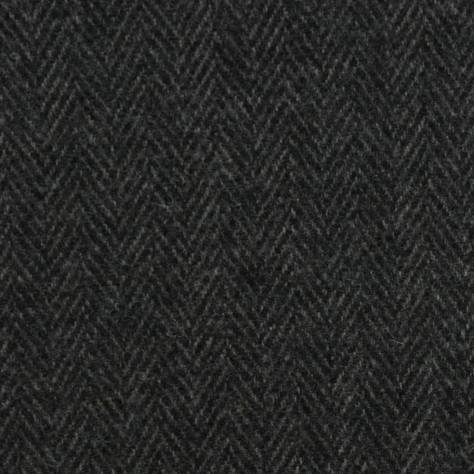 Sanderson Byron Wool Fabrics Portland Fabrics - Charcoal - DBYR233237