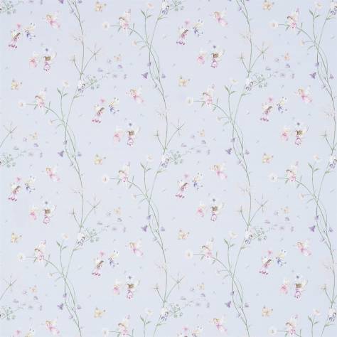 Sanderson Abracazoo Fabrics & Wallpapers Fairyland Fabric - Powder Blue - DLIT223921
