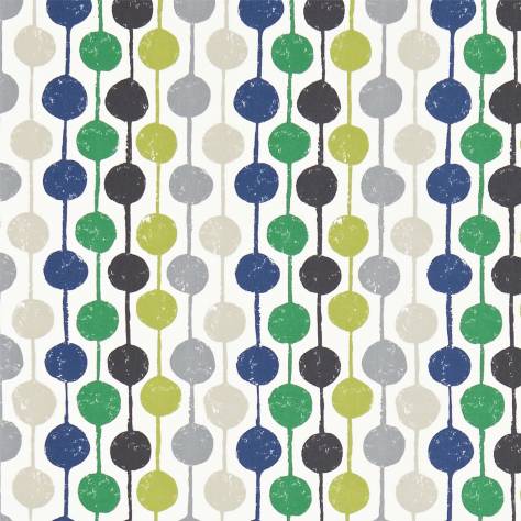 Scion Levande Fabrics Taimi Fabric - Apple/Ivy/Slate - NFIK120362 - Image 1