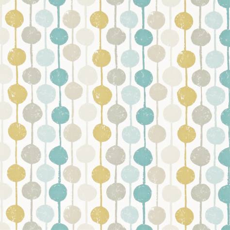 Scion Levande Fabrics Taimi Fabric - Seaglass/Chalk/Honey - NFIK120366 - Image 1