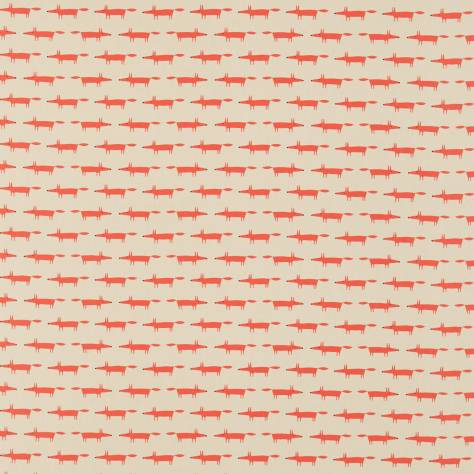 Scion Guess Who? Fabrics Little Fox Fabric - Ginger - NSCK120462
