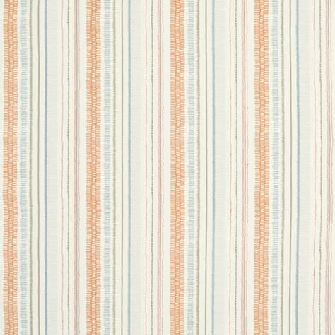 Scion Noukku Fabrics Noki Fabric Satsuma/Sky/Pebble - NNOU132153 - Image 1