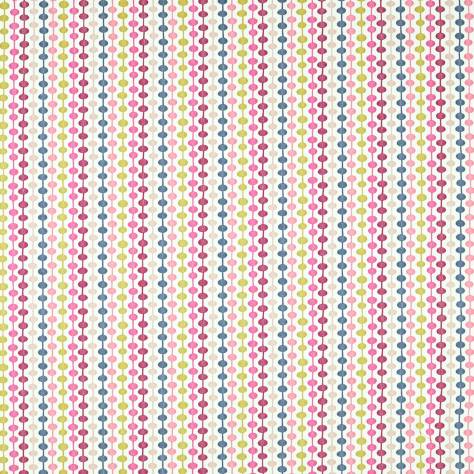 Scion Pepino Fabrics Paikka Fabric - Bilberry/Rhubarb/Indigo - NPED132427 - Image 1