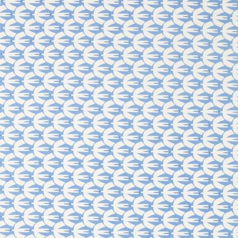 Scion Nuevo Fabrics Pajaro Fabric - Electric Blue - NNUE120718 - Image 1