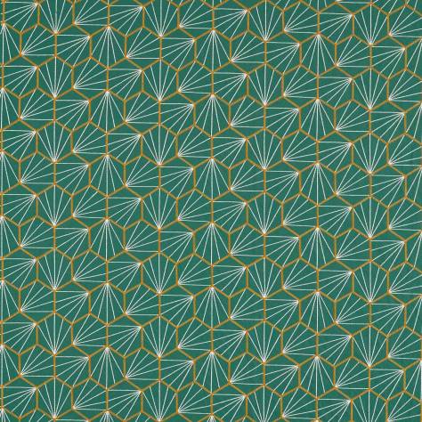 Scion Japandi Fabrics Aikyo Fabric - Forest - NJAP132735 - Image 1