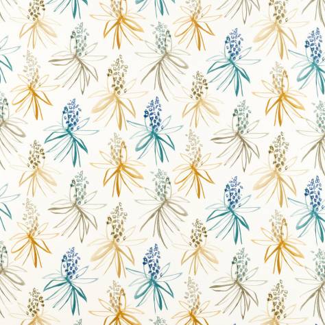Scion Zanzibar Fabrics Tillandsia Fabric - Papaya / Honey - NABS120774 - Image 1