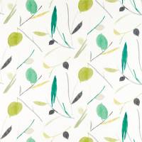 Oxalis Fabric - Kiwi / Juniper