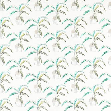 Scion Zanzibar Fabrics Crassula Fabric - Juniper / Lime / Moss - NABS132860