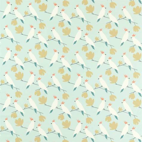 Scion Esala Fabrics Love Birds Fabric - Candy - NESF120888 - Image 1