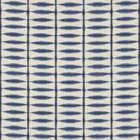 Shibori Fabric - Indigo / Linen Indigo / Linen