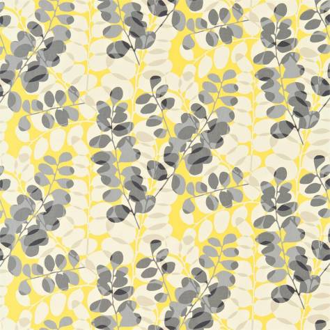Scion Esala Fabrics Lunaria Fabric - Cream / Sunflower / Gull - NESF120931 - Image 1