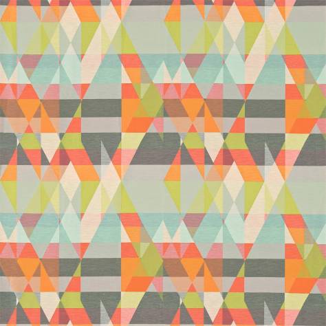 Scion Esala Fabrics Axis Fabric - Tangerine / Citrus - NESF133523