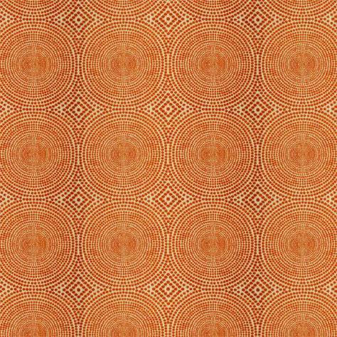 Scion Esala Fabrics Kateri Fabric - Tangerine - NESF133528 - Image 1
