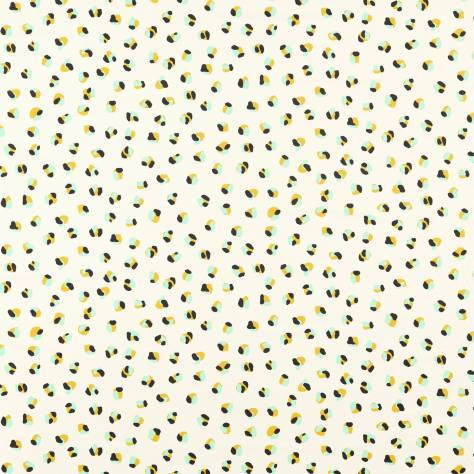 Scion Garden of Eden Fabrics Leopard Dots Fabric - Pebble/Sage - NART121045