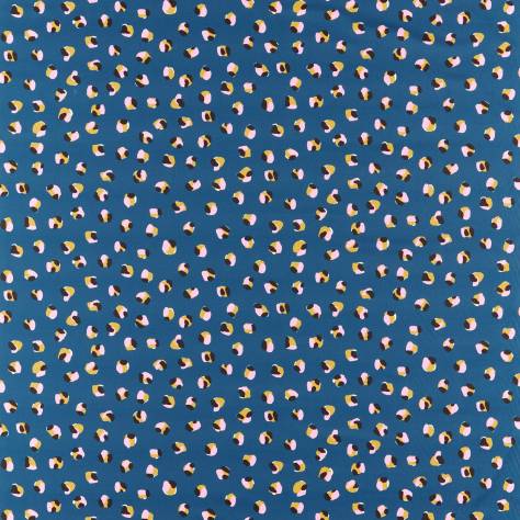 Scion Garden of Eden Fabrics Leopard Dots Fabric - Denim/Milkshake - NART121046