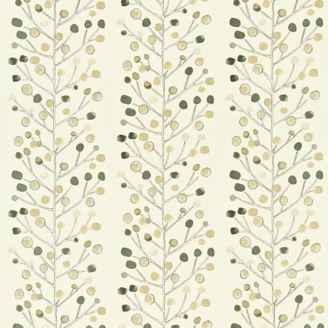 Scion Melinki One Fabrics Berry Tree Fabric - Cream/Storm/Hessian - NMEL120050