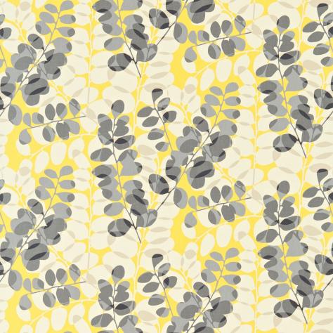 Scion Melinki One Fabrics Lunaria Fabric - Cream/Sunflower/Gull - NMEL120063