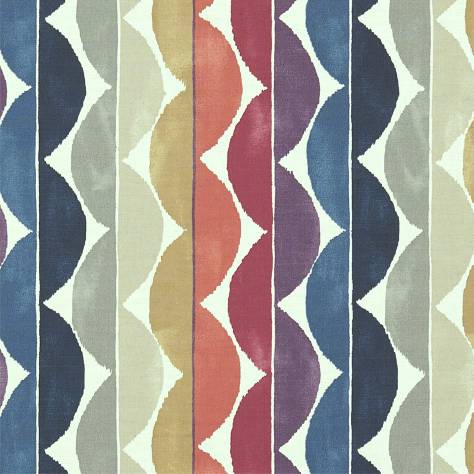 Scion Spirit Fabrics Yoki Fabric - Fig/Amber/Indigo - NSPI120309 - Image 1