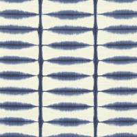 Shibori Fabric - Indigo/Linen