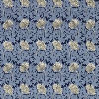 Tulip Fabric - Indigo/Linen